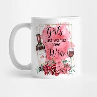 Girl wine Mug